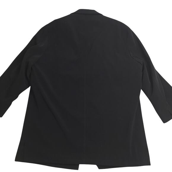 Vintage 90s Ralph Ralph Lauren Men's Overcoat w/ Removable Lining Black - Picture 13 of 16